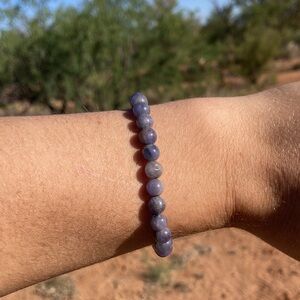 Natural Tanzanite Beaded Bracelet